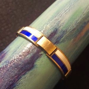 Stunning Gucci 925 silver and enamel bracelet, vintage patina, GVC!